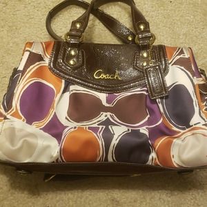Coach purse with matching wallet
